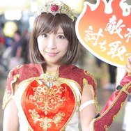 コーエーテクモゲームスブース／朝日奈しおりさん（Twitter：@shiori120）