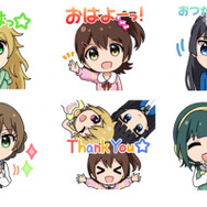 『ミリシタ』アイドルたちの表情が眩しい、動くLINEスタンプが販売開始に！