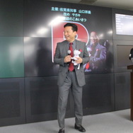 発表記者会見の様子