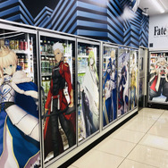 「ローソン秋葉原スクエア店」を『FGO』でデコレーション! 冷蔵ケースにアルトリアやジャンヌ、エミヤらがズラリ