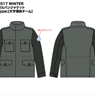 防寒性と着心地を追求した本格冬場仕様「ガルパンツァーブルゾン」新たにBC自由学園を加え発売決定