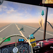 史上最悪の単調ゲームがVRに！『Desert Bus VR』Steam無料配信―リアルタイム8時間ドライブ