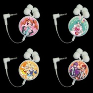 「リールイヤホン全4種」各2000円（税抜）(C)ＡＢＣ-Ａ・東映アニメーション(C)Crypton Future Media, INC. www.piapro.net