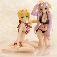 「ネロ・クラウディウス 水着Ver.」「ジャンヌ・ダルク 水着Ver.」各12,800円（税抜）（C）TYPE-MOON （C）2016 Marvelous Inc.