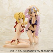 「ネロ・クラウディウス 水着Ver.」「ジャンヌ・ダルク 水着Ver.」各12,800円（税抜）（C）TYPE-MOON （C）2016 Marvelous Inc.