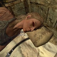 【吉田輝和のVR絵日記】『The Elder Scrolls V: Skyrim VR』で寝てるおっさんに壺乗せてみた