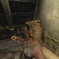 【吉田輝和のVR絵日記】『The Elder Scrolls V: Skyrim VR』で寝てるおっさんに壺乗せてみた