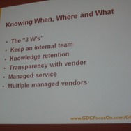 【GDC 2009】ゲーム開発をアウトソースする際のポイント