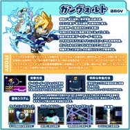 爽快2D横スクロールアクション『ぎゃるガンヴォルト バースト』配信開始!