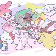 「スプラトゥーン2×サンリオキャラクターズ」フェスイラストを公開─ヒメ＆イイダがファンタスティック！