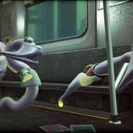 『スプラトゥーン2 オクト・エキスパンション』スリムな乗客の口元に注目！意外と食いしん坊の理由とは…