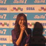【セガ新作発表会2009】『ぷよぷよ7』のプロモーションキャラクターは戸田恵梨香さんに(4)