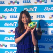 【セガ新作発表会2009】『ぷよぷよ7』のプロモーションキャラクターは戸田恵梨香さんに(4)