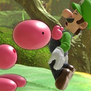 『スマブラSP』アシストフィギュア「スカポン」がファイターに襲いかかる! 胸ぐらを掴まれたルイージの末路は…