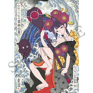 『FGO』あのサーヴァントが木版画に! ひと味違う美人画「ふおぅりなぁ 葛飾北斎」を見よ