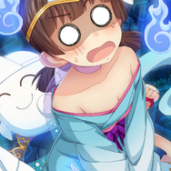 『ぱすメモ』「真夏の怪談!?肝試しガチャ」開催─おばけの着物姿になった「ちまり」＆「沙織」を要チェック