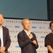 『ボーダーブレイク』PS4版完成披露会フォトレポ─実物大ブラント・ランナーの迫力に思わず「すご～い！」「いい腕だ！」