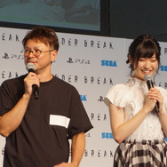 『ボーダーブレイク』PS4版完成披露会フォトレポ─実物大ブラント・ランナーの迫力に思わず「すご～い！」「いい腕だ！」