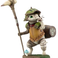 モンハンの人気キャラ「オトモアイルー」の茶トラVer./アメショーVerがフィギュアで登場