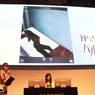 ツンツンドライなチアキにメロメロ？監視カメラに追尾機能も実装された「囚われのパルマ Refrain」ステージレポ【TGS2018】