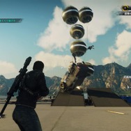 【吉田輝和の絵日記】『ジャストコーズ4』グラップリングアクションで大暴れ―『FF』っぽい飛空艇も作った！