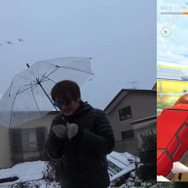 ヒードランが実装されたけど雪国だから外に誰もいない…そうだ、2人で討伐しよう！【ポケモンGO 秋田局】