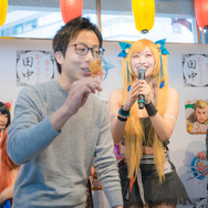 「串カツ田中」×『戦国炎舞』コラボ店が渋谷に出現!戦国炎舞グラドル・倉持由香にあ~んされて美味し~い!