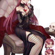 『アズールレーン』戦艦「デューク・オブ・ヨーク」の新衣装「永夜のカローラ」が公開―極まった妖艶さに指揮官は白骨化？