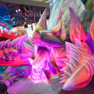 『JUMP FORCE』『SDガンダム』などの特大オブジェが並ぶ「バンダイナムコ」ブースは常に大盛況！【台北ゲームショウ2019】