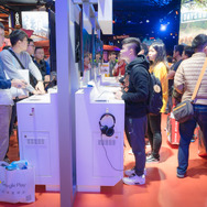 『JUMP FORCE』『SDガンダム』などの特大オブジェが並ぶ「バンダイナムコ」ブースは常に大盛況！【台北ゲームショウ2019】