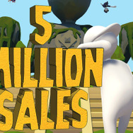 ふにゃふにゃパズルACT『ヒューマン フォール フラット』が500万本セールス達成！ 旧正月を祝うセールやスキン追加も