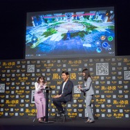 『黒い砂漠モバイル』ローンチ発表会で西野七瀬さんが白熱の対人バトル！浅野忠信さんとのCM撮影エピソードも明らかに