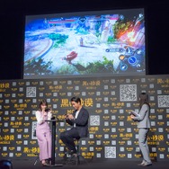 『黒い砂漠モバイル』ローンチ発表会で西野七瀬さんが白熱の対人バトル！浅野忠信さんとのCM撮影エピソードも明らかに