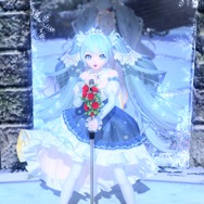 初音ミク 雪ミク2019 ライブフォト 3枚セット 雪ミク2014 モジュール PS4®『初音ミク Project DIVA Future Tone』および「Future Tone