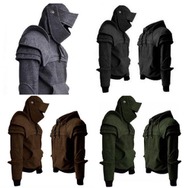 あの西洋甲冑風味「アーマード・パーカー」に新色登場！ 灰・黒・茶・緑が選択可能─しっかり“装備”して、春先の寒さに備えよ