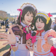 Nellyさん@nelly_chop 島村卯月、蝶瑠朱さん@Cheolsu_cos 赤城みりあ『アイドルマスターシンデレラガールズ』／撮影：追風少年淡