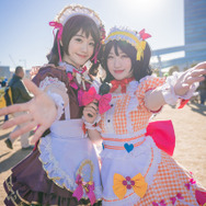 Nellyさん@nelly_chop 島村卯月、蝶瑠朱さん@Cheolsu_cos 赤城みりあ『アイドルマスターシンデレラガールズ』／撮影：追風少年淡