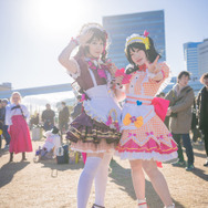 Nellyさん@nelly_chop 島村卯月、蝶瑠朱さん@Cheolsu_cos 赤城みりあ『アイドルマスターシンデレラガールズ』／撮影：追風少年淡