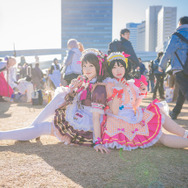 Nellyさん@nelly_chop 島村卯月、蝶瑠朱さん@Cheolsu_cos 赤城みりあ『アイドルマスターシンデレラガールズ』／撮影：追風少年淡