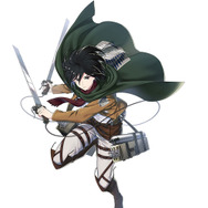 『イドラ ファンタシースターサーガ』TVアニメ「進撃の巨人」コラボ★5「ミカサ」のイラストを公開！