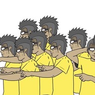 【吉田輝和の絵日記】群集心理を描く謎ゲー『KIDS』僕は右に…え？みんな左？じゃあ僕も左に…