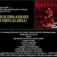 『ダンテズ・インフェルノ（仮）』に宗教団体が抗議……はEAの自作自演？