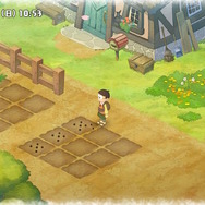 リアル牧場物語！子どもと一緒に庭に種を巻いたら、ドラえもん農場に行きたくなった