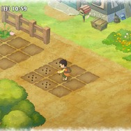 リアル牧場物語！子どもと一緒に庭に種を巻いたら、ドラえもん農場に行きたくなった