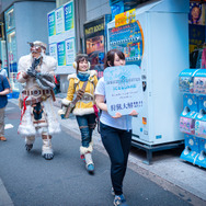 『モンスターハンターワールド：アイスボーン』狩猟解禁！渋谷に現れた受付嬢の笑顔にさっそく狩られた【写真38枚】