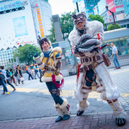 『モンスターハンターワールド：アイスボーン』狩猟解禁！渋谷に現れた受付嬢の笑顔にさっそく狩られた【写真38枚】