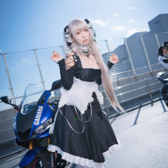 『アズレン』コラボバイクが「東京モーターショー」出展！人気コスプレイヤー・伊織もえ、大河もも、Toriiiが魅了【写真43枚】