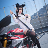 『アズレン』コラボバイクが「東京モーターショー」出展！人気コスプレイヤー・伊織もえ、大河もも、Toriiiが魅了【写真43枚】