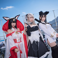 『アズレン』コラボバイクが「東京モーターショー」出展！人気コスプレイヤー・伊織もえ、大河もも、Toriiiが魅了【写真43枚】