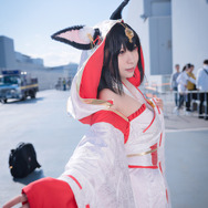 『アズレン』コラボバイクが「東京モーターショー」出展！人気コスプレイヤー・伊織もえ、大河もも、Toriiiが魅了【写真43枚】